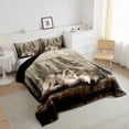 thumbnail image 3 of Castle Fairy Safari Wolf Full Size Comforter Sets,Jungle Animal Bedding Sets, 3 of 8