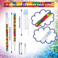 thumbnail image 2 of 48-Pack Stackable Multipoint Pencils, HB Building Block Design, Push-Top Pop-Up, No Sharpening Needed, Assorted Colors, 2 of 5