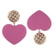 thumbnail image 4 of Pendientes colgantes con gancho Pendientes colgantes para mujer Pendientes y sencillos de joyería borgoña, 4 of 7