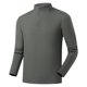 thumbnail image 4 of Ceisia Men's Slim Stand-Collar Half-Zip Sport Long-Sleeve Top Multi-Solid Gift, 4 of 4