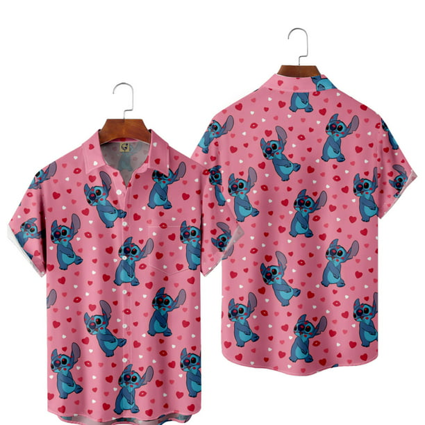 Disney Movies Lilo & Stitch Hawaiian Shirt, Stitch Summer Shirt, Stitch ...
