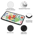 thumbnail image 5 of Bingfone Car Four-Season Universal Armrest Box Mat,Car Armrest Seat Cover Center Console Mat-Mushroom and Frogs, 5 of 7
