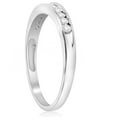 thumbnail image 3 of Pompeii 1/4ct Diamond Wedding Ring 14K White Gold (G/H,I2-I3), 3 of 4