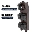 thumbnail image 2 of Interruptor de Ventana Eléctrica Unique Bargains 84820-04020 Lado Izquierdo Conductor, 2 of 10