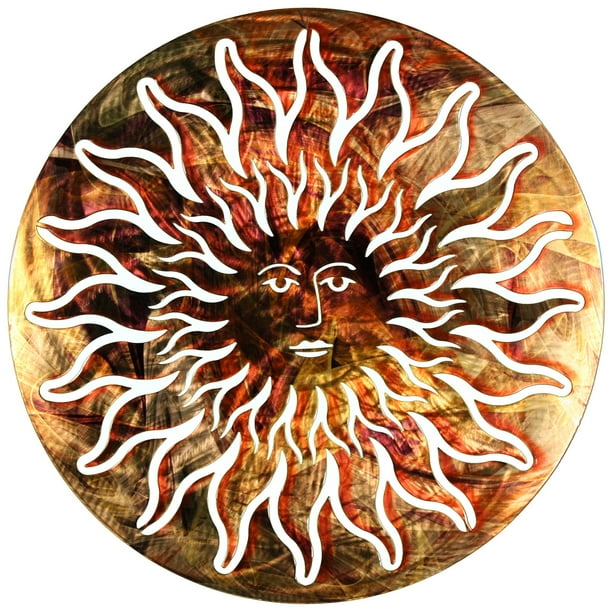 3d Sun Face Metal Outdoor Wall Art Walmart Com 3d Sun Face Metal Outdoor Wall Art Walmart Com