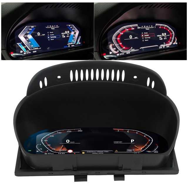 Dash Gauge, 1GB ROM 4GB Temp Pressure Meter Digital Instrument Cluster For X6 E71 CIC CCC System