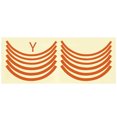 thumbnail image 3 of Adhesivo Scooter Rueda Bujes Protector Reflectante para M365 Pro 1s Naranja JShteea Accesorios para bicicletas, 3 of 9