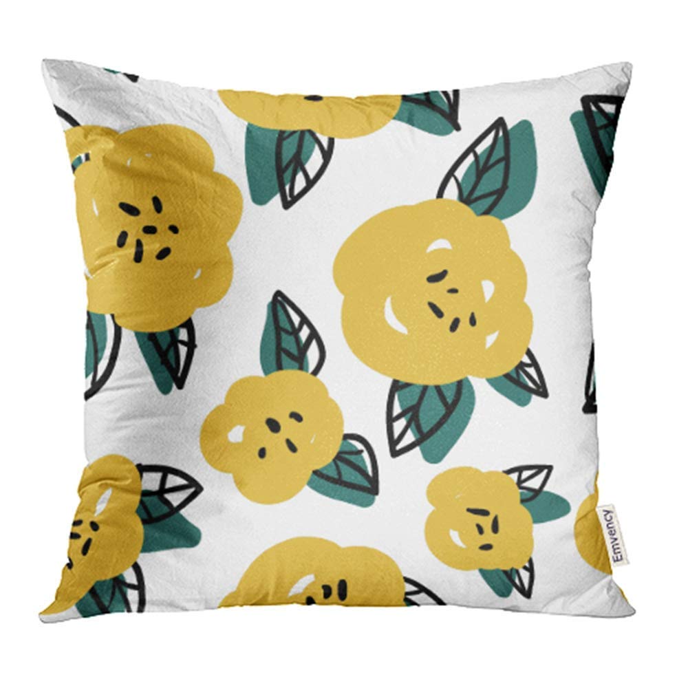 CMFUN Simple with Yellow Flowers Modern and Original Wall Design