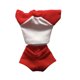thumbnail image 2 of Ropa para figuras de acción 1/12: Top corto y pantalones cortos para muñecas. Accesorios en miniatura. Rojo, 2 of 9