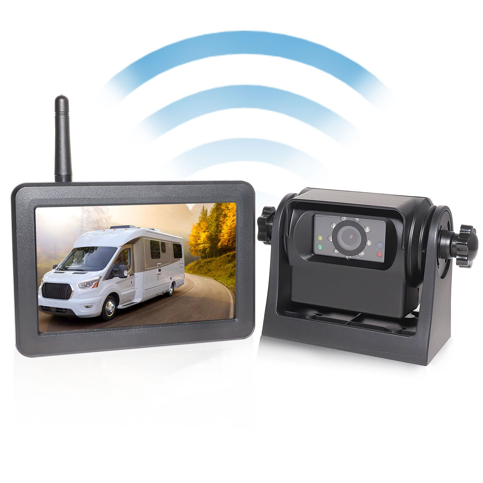 Magnetic Wireless Hitch Backup Camera for Truck Trailer Battery power –  Ewaysafety