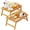 2-bamboo 2 Pack, variant on Foldable Bamboo Breakfast Tray with Legs and Handles, Set of 2 Bed Tables for Eating, Reading, or Recovery, 16.92 x 12.6 Inch Lap Trays for Adults and Kids