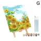 thumbnail image 1 of Kits de pintura por números para pintar por números, paisajes sobre lienzo, dibujo a mano, imágenes abstractas, números pintados, P6B6, 1 of 6