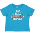 thumbnail image 3 of Inktastic Nap Build Destroy Repeat with Colorful Building Blocks Boys or Girls Baby T-Shirt, 3 of 5