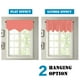 thumbnail image 5 of Cortina H.VERSAILTEX Blackout con cenefas, 132 x 46 cm, color coral, 5 of 7