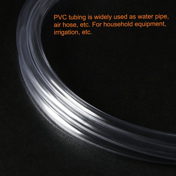 PVC Transparent Tuyau Vinyle Tube 4.5mm DiamÃ¨tre Interne 6.5mm DiamÃ¨tre  Externe 10ft Flexible Poids LÃ©ger pour Eau Tube Air Tuyau Huile Ligne 