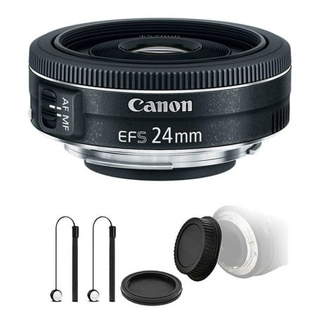 Canon EF-S 24mm f/2.8 STM Lens with Accessory Bundle For Canon EOS Rebel T3, T3i, T5, T5i, and