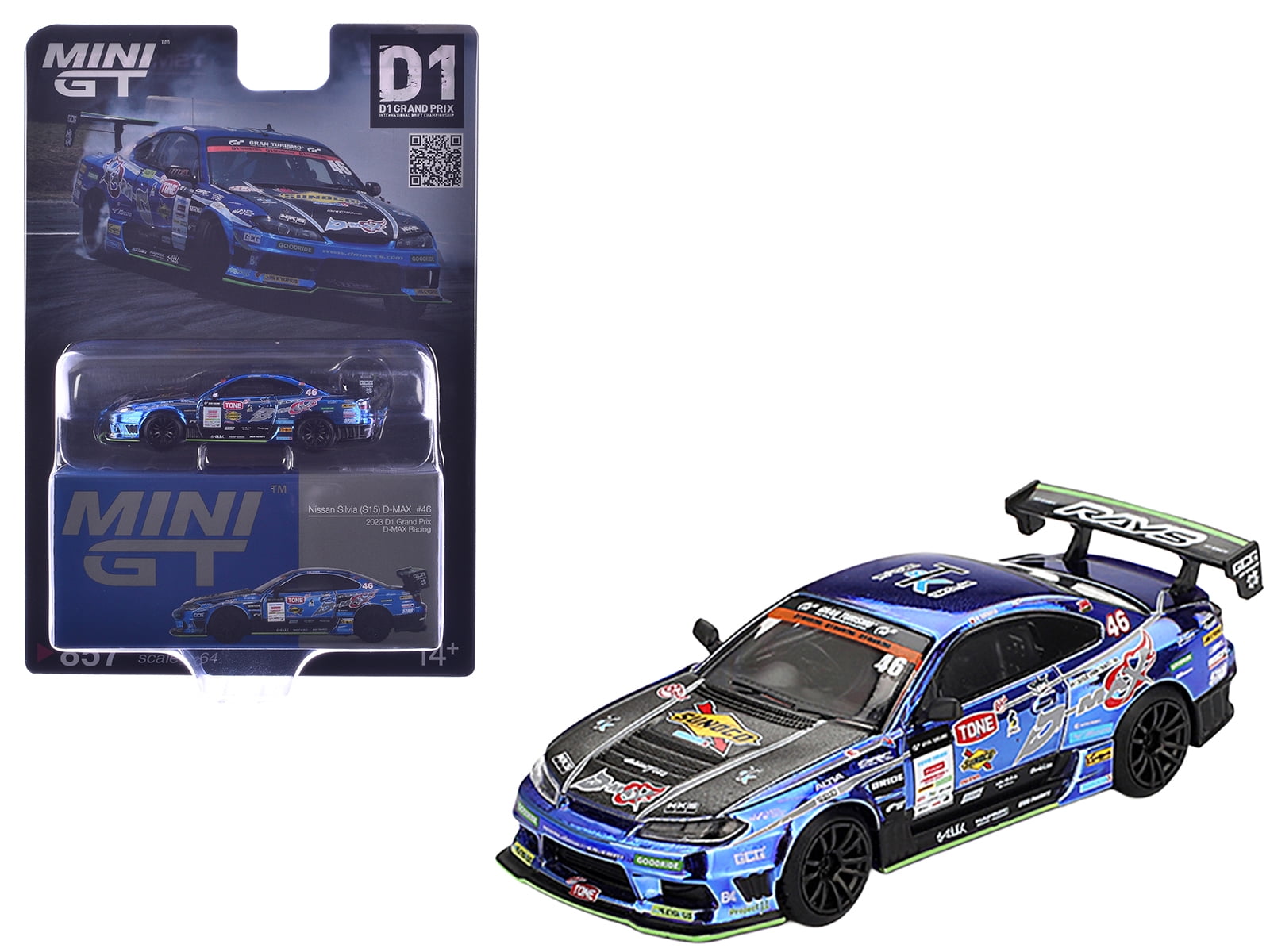 MINI GT LBWK S15 555 FAUSTO ミニカー セット Mini GT 1:64 Nissan LB-Super Silhouette S15 SILVIA LBWK 2024