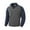 Navy, variant on dGslk Men's Outdoor Casual Sports Fleece-Lined Warm Stand-Up Collar Pullover Color-Blocked Zipper Hoodie Army Green L