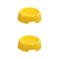 thumbnail image 2 of Methold Cuenco para perros duradero y duradero Cuencos de plástico multifuncionales y fáciles de limpiar Cuencos para perros y gatos amarillo amarillo 2Conjunto, 2 of 6