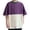 a-Dark Purple28270, variant on Mens T-Shirt Oversized Two Tone Short Sleeve Crewneck Tees Color Block Loose Fit Breathable Tops For Casual Daily Streetwear Stylish Top