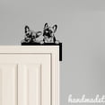 thumbnail image 3 of Handmadetneonsign French Bulldog Door Corner Sign, Bulldog Metal Door Topper, House Wall Decor 64162, 3 of 5