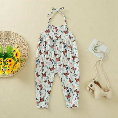 

BadyminCSL Toddler Kid Baby Girls Summer Harem Pants Cotton Trousers Printed Pants