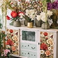 thumbnail image 4 of 4 hojas de flores vintage para transferencias, rosas y margaritas, decoración de muebles, calcomanías UV, manualidades, 4 of 9