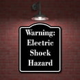 thumbnail image 2 of Warning Electric Shock Hazard BLACK Aluminum Composite Sign 15''x18'', 2 of 9