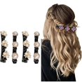 thumbnail image 1 of Pinzas para el cabello trenzadas con piedras de cristal brillantes, pinzas para el cabello trenzadas para mujeres, pinzas para el cabello trenzadas con piedras de cristal, pinzas para el cabello trenz, 1 of 6