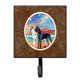 thumbnail image 1 of "Caroline's Treasures Sunset Dane Harlequin y correa negra o llavero 7051SH4, pequeño, multicolor" Caroline's Treasures 7051SH4, 1 of 1