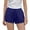 Dark Blue, variant on DeHolifer Girls' Cotton Linen Shorts Elastic Waisted Drawstring Lace Solid Color Summer Loose Comfy Shorts with Pocket,13 Years