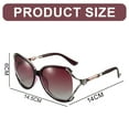thumbnail image 2 of Gafas de sol modernas y elegantes con montura grande de estilo europeo y americano, fabricadas en PC y TAC, 2 of 5