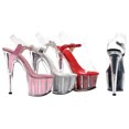 thumbnail image 3 of 7" Pointed Stiletto Glitter Platform Sandal, 3 of 3