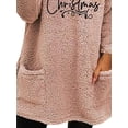 thumbnail image 4 of Gvmfive Womens Christmas Sweatshirt Furry Holiday Pullover Tops, 4 of 4