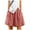 Red, variant on Women Palazzo Pants Summer Shorts Casual Loose Wide Leg Linen Cropped Solid Color High Waist Drawstring Pants Regular Size Trousers