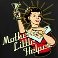 thumbnail image 3 of CafePress - Mothers Little Helper Martini Women's Dark Pajamas - Women's Short Sleeve Print T-Shirt and Pants Dark Cotton Pajama Set, 3 of 7