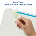 thumbnail image 6 of Avery 5 Tab Print & Apply Plastic Dividers, Index Maker (12449), 6 of 10
