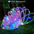 thumbnail image 5 of MAGOTAN 23ft 50 LED Solar Christmas Lights Outdoor Solar Rope Lights with 8 Modes Waterproof Yard Lawn Garden Decoration, Multicolor, 5 of 7