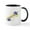 White/Black Inside, variant on CafePress - Happy Easter Mugs - 11 oz Ceramic Mug - Novelty Coffee Tea Cup