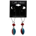thumbnail image 2 of Mi Amore Dangle-Earrings Red/Blue, 2 of 2