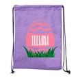 thumbnail image 2 of Personalized Easter Basket Bags, Cotton Drawstring Backpacks Custom Easter Bags - Wavy Lines Egg, 2 of 2