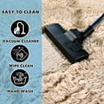 thumbnail image 2 of ZENELESS 4x6ft Fluffy Rugs,Super Soft Indoor Modern Carpets,Anti-skid Fuzzy Area Rug for Teens Dorm Nursery Bedroom Home Decor Khaki, 2 of 7
