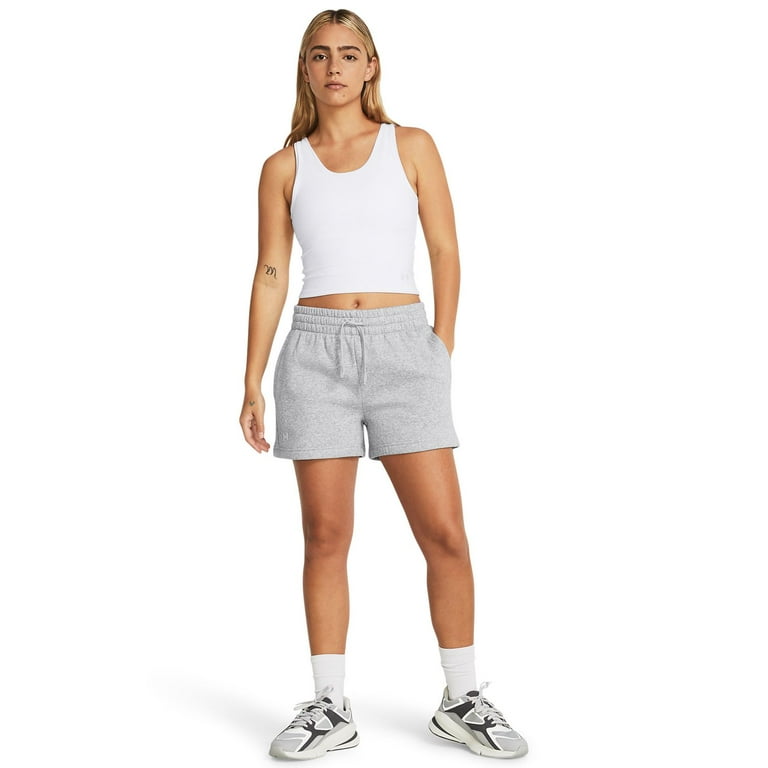 Women's Under Armour Rival Fleece Shorts Color: Black Size: MEDIUM