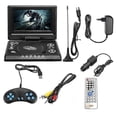 thumbnail image 1 of Portable 7.8 Inch TV Home Car DVD Player HD VCD CD MP3 HD EVD Player with TV/FM/USB/Game Function-E, 1 of 5
