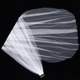 thumbnail image 2 of Simple Long Elegant Single Layer Wedding Veil Bridal Veils with Comb Wedding Accessories(Pure White,0.8 Meters), 2 of 2