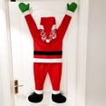 thumbnail image 4 of Advancent Adornos de Papá Noel de felpa para exteriores, decoración bonita de Papá Noel para escalada, para porches y paredes de árboles Kits de decoración para fiestas 170cm, 4 of 6