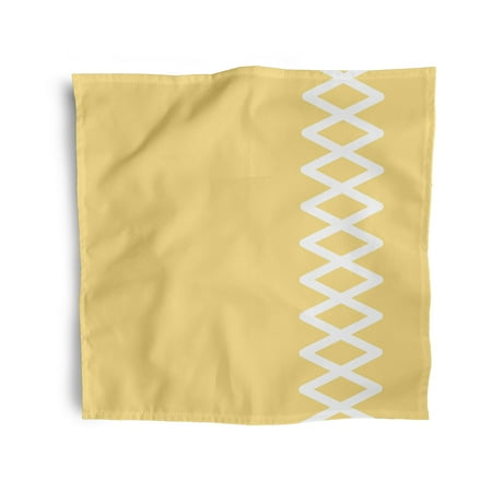 

Simply Daisy 18 x 18 Yellow Zipper Stripe Napkins Set of 4