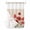 Beige, variant on No Hook Red Poppy Shower Curtain with Snap in Liner Set, Spring Summer Farmhouse Flowers Rustic Burlap Waterproof Fabric Bathroom Curtains with See Through Top Window, Hotel Style Small 36 x 78 Inch