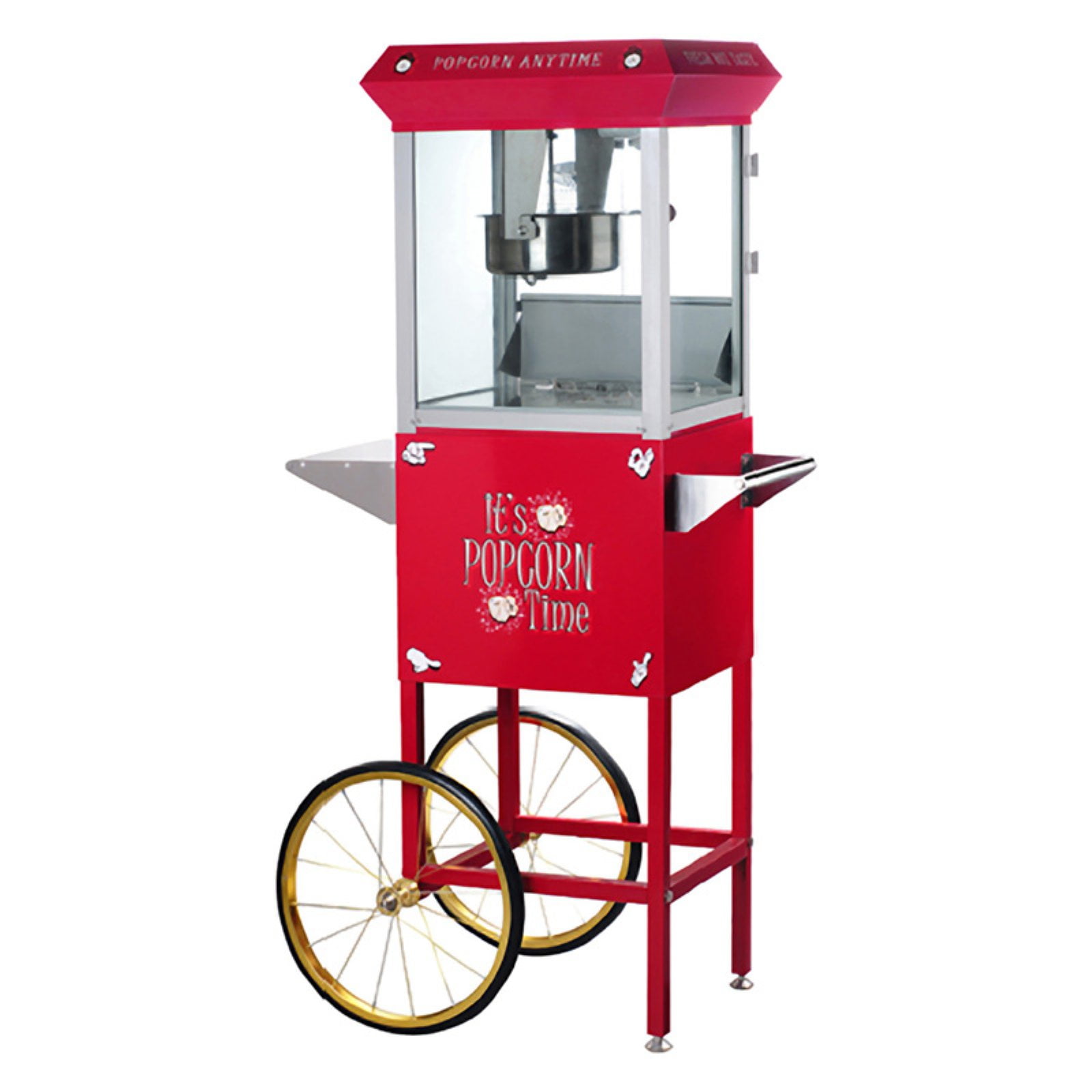 Great Northern Popcorn 6087 Antique Style Popcorn Popper Machine Cart