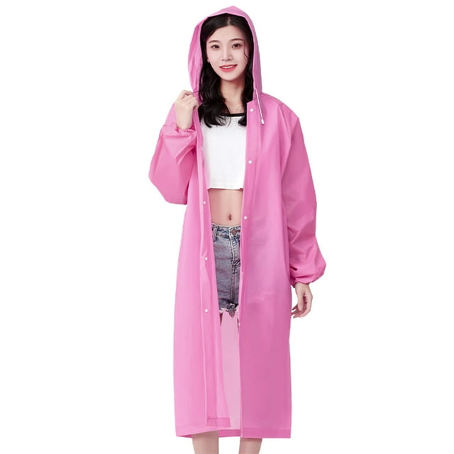 Imperméable à Capuche Imperméable Épaissi Unisexe Universel Tourisme Randonnée Poncho de Pluie Fournitures de Voyage